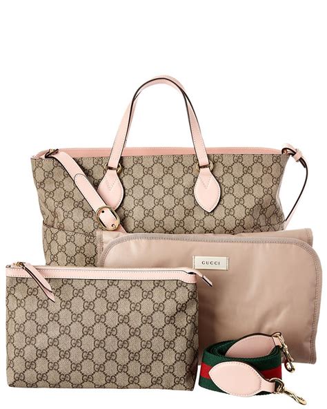 cheap gucci baby changing bag|Gucci GG Supreme Diaper Bag .